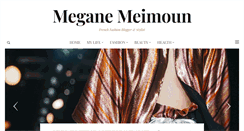 Desktop Screenshot of meganemeimoun.com